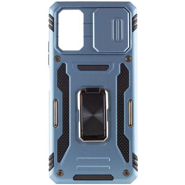 Ударостійкий чохол Camshield Army Ring для Xiaomi Poco F5 / Note 12 Turbo Light Blue 777-05062 фото