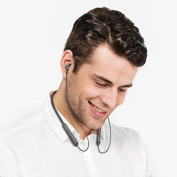 Бездротові спортивні навушники HOCO ES67 Perception neckband BT earphones Black 6942007602396 фото