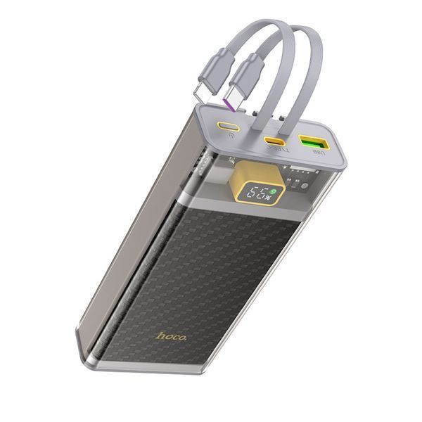 Портативний акумулятор Hoco J104A Discovery edition 20000mAh 22.5W Прозорий 216-00084 фото