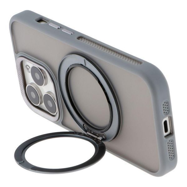 Чохол TPU+PC Mag 360 Spin Case для iPhone 16 Pro Grey 214-03217 фото