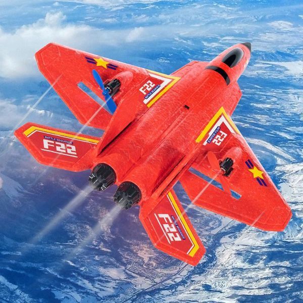 Літак на радіокеруванні SCHE HW32 F22 Fighter Red 656-03513 фото