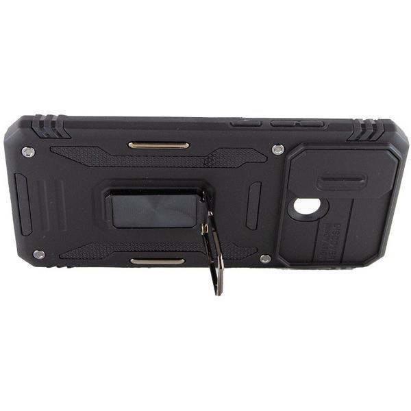 Ударостійкий чохол Camshield Army Ring для Xiaomi Redmi 9C / 10A Black 777-05112 фото