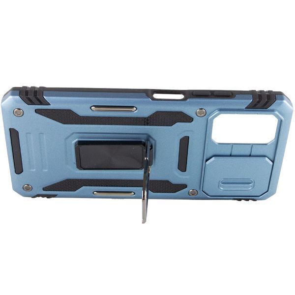 Ударостійкий чохол Camshield Army Ring для Xiaomi Poco F5 / Note 12 Turbo Light Blue 777-05062 фото