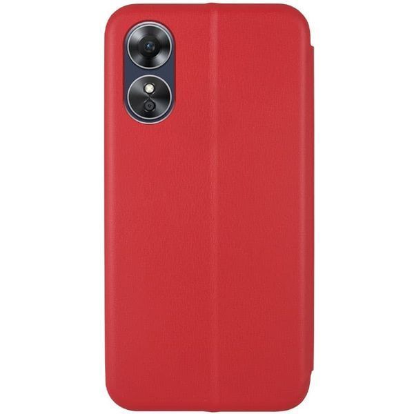Кожаный чехол-книжка Classy для Oppo A17 / A17K Red 777-05816 фото