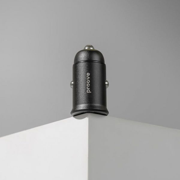 Автомобильное зарядное устройство Proove Tiny Power Pro 65W (USB + Type-C) black 656-02611 фото