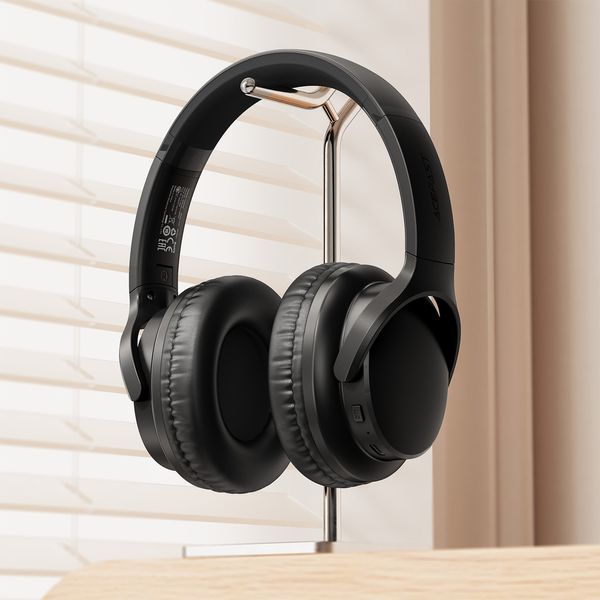 Бездротові накладні навушники ACEFAST H10 wireless headset Black 6974316284932 фото