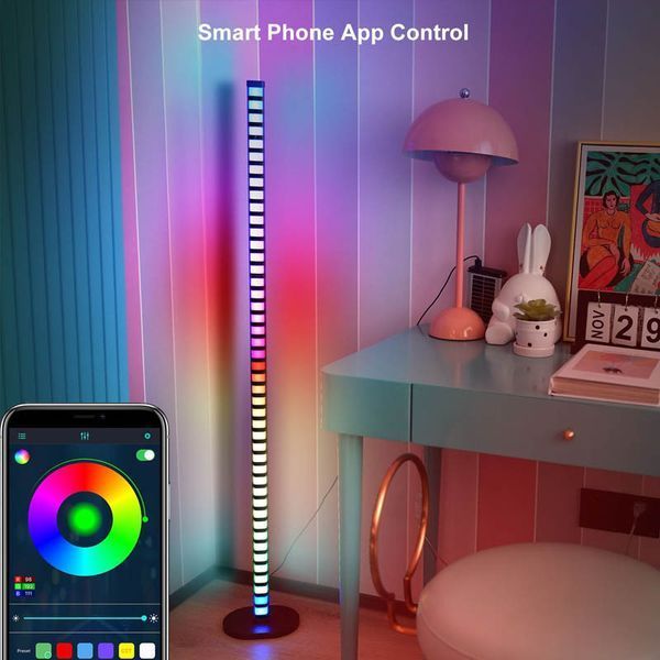 Напольная угловая LED лампа RGB Magic 2 Bluetooth USB with app Black 656-03687 фото