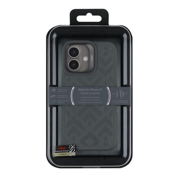 Чохол Kajsa Briquette Collection Rhombus with MagSafe для iPhone 17 Grey 2020000509448 фото