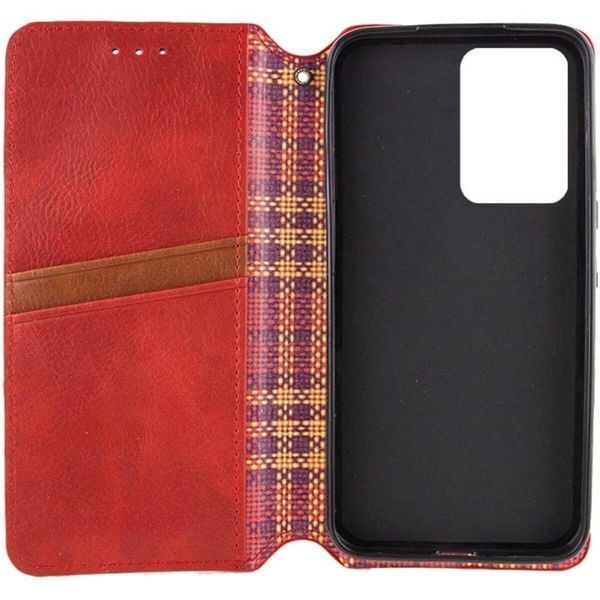 Чохол-книжка Rubic Leather для Xiaomi Redmi 13 4G Red 666-02921 фото