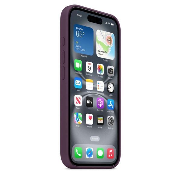 Чехол Silicone Full Case with MagSafe для iPhone 16 Pro Purple 656-01257 фото