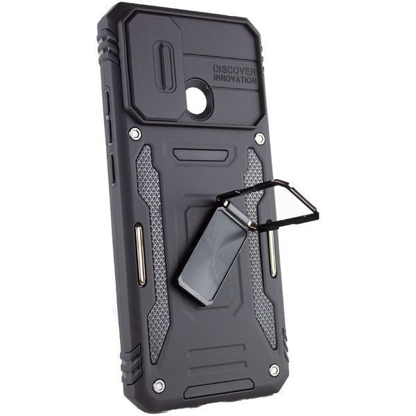 Ударостійкий чохол Camshield Army Ring для Xiaomi Redmi 9C / 10A Black 777-05112 фото