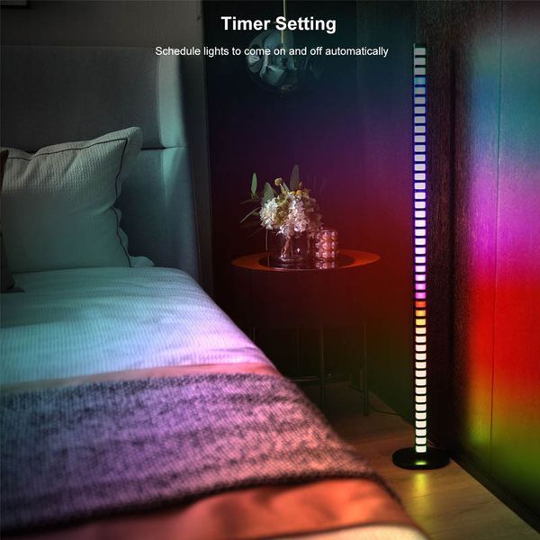 Напольная угловая LED лампа RGB Magic 2 Bluetooth USB with app Black 656-03687 фото