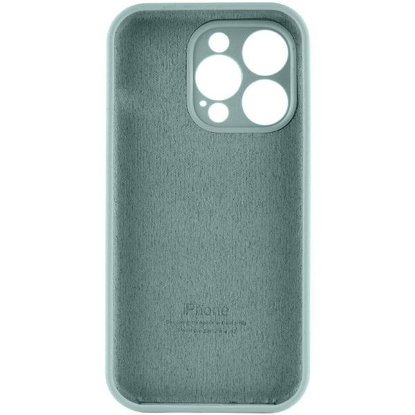 Силіконовий чохол з закритою камерою для iPhone 14 Pro Max Pine Green 666-00945 фото