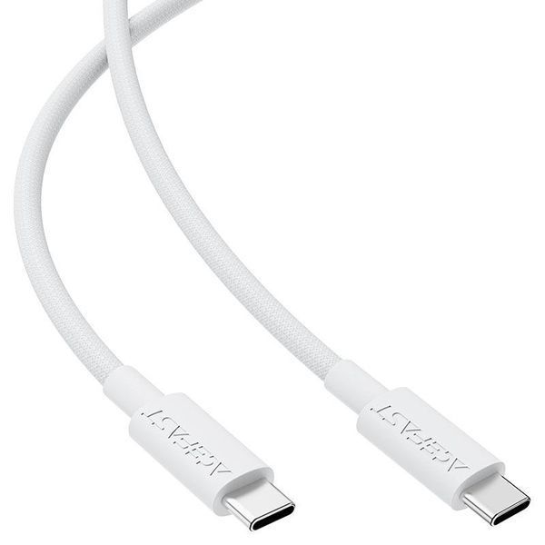 Кабель ACEFAST C18-03 USB-C to USB-C braid charging data cable White 6974316284253 фото