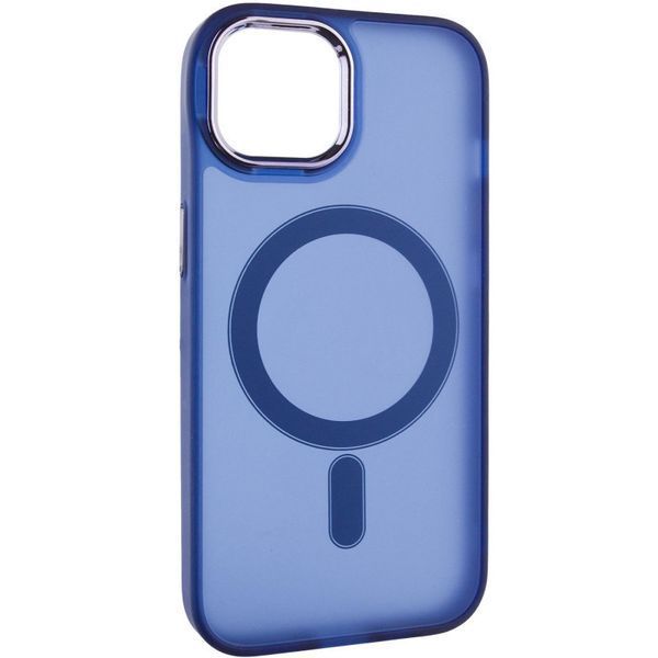 Чехол TPU+PC Lily with MagSafe для Apple iPhone 14 (6.1") Deep Navy 214-03606 фото