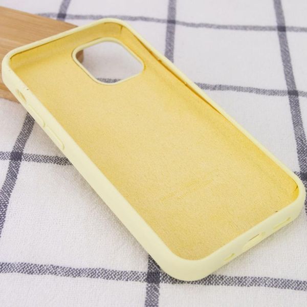 Чехол Silicone Case Full Protective для Apple iPhone 14 Plus (6.7") Mellow Yellow 555-04028 фото