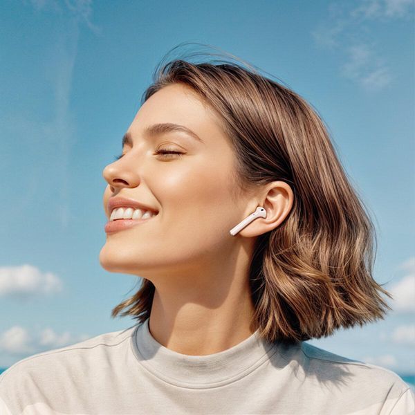 Бездротові навушники BOROFONE BW86 Brocade true wireless BT headset with touch screen White 656-03841 фото
