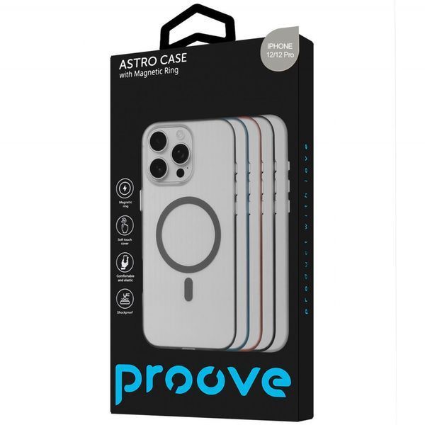 Чехол Proove Astro Case with Magnetic Ring iPhone 12/12 Pro White 656-03980 фото