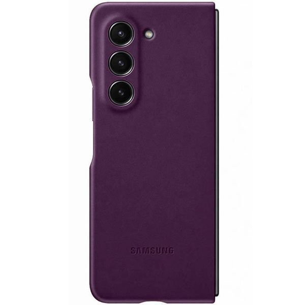 Кожаный чехол Leather Case для Samsung Galaxy Z Fold5 Purple 555-03226 фото