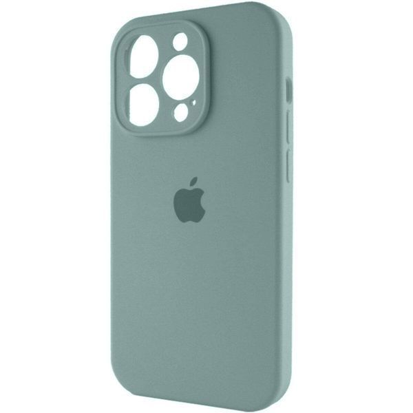 Силіконовий чохол з закритою камерою для iPhone 14 Pro Max Pine Green 666-00945 фото