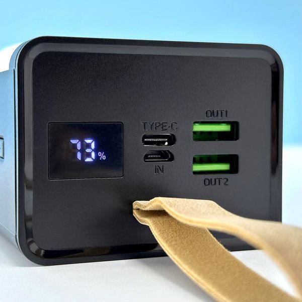 Портативний акумулятор Power Bank WUW-TUGII Y54 40000mAh PD22.5W Чорний 216-00112 фото