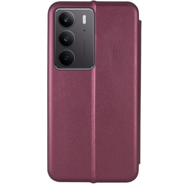 Шкіряний чохол-книжка Classy для Realme C75 / C75x Maroon 777-05262 фото