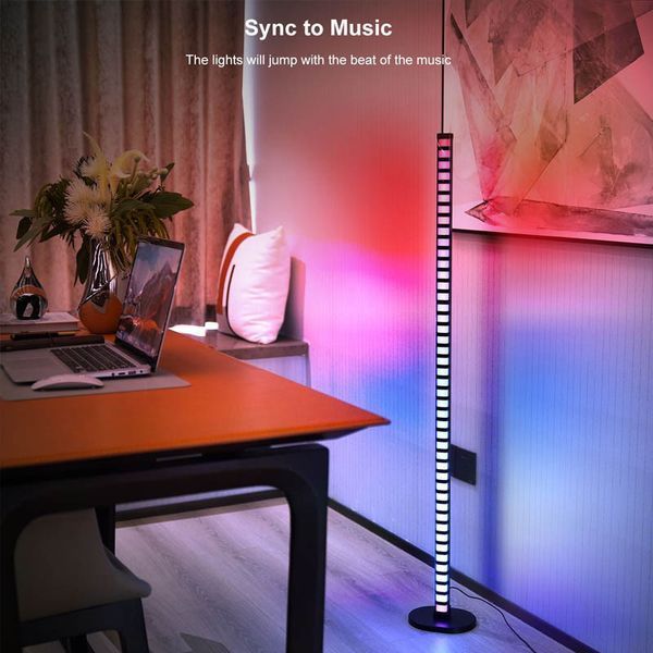 Напольная угловая LED лампа RGB Magic 2 Bluetooth USB with app Black 656-03687 фото
