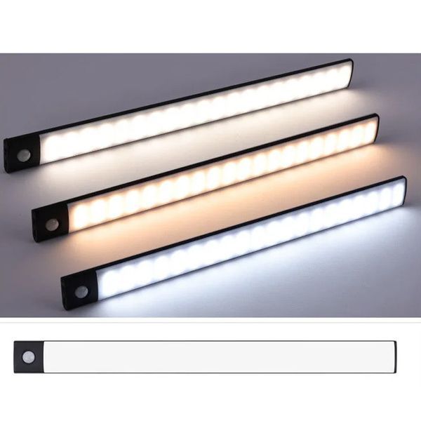 Сенсорний світильник LED з датчиком руху MZ-L1803 (35*11,5*100mm) Black 656-03737 фото
