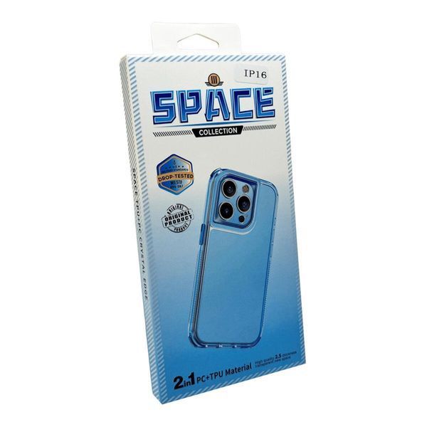 Противоударный чехол для смартфона Space III для iPhone 16 Peak Blue 666-01988 фото