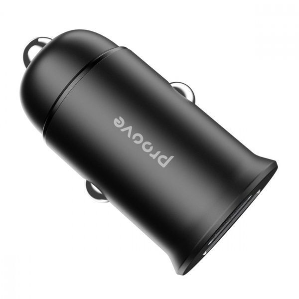 Автомобильное зарядное устройство Proove Tiny Power Pro 65W (USB + Type-C) black 656-02611 фото