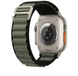 Тканевый ремешок Alpine Loop для Apple Watch 38/40/41 mm Black Army-green 212-00510 фото 1