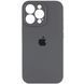 Силіконовий чохол з закритою камерою для iPhone 16 Pro Max Dark Grey 666-01307 фото