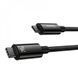 Кабель Baseus Tungsten Gold Fast Charging Type-C to Type-C 240W (1m) Black CAWJ040001 фото 8
