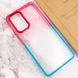Чехол TPU+PC Fresh sip series для Realme C67 4G Бирюзовый / Розовый 777-06578 фото 3