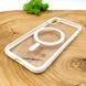 Силіконовий чохол Clear Color Case with MagSafe для iPhone Xs Max Білий 214-00416 фото 2