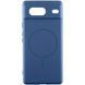 Чехол Silicone Cover Lakshmi Full Camera with MagFit для Google Pixel 7 Синий 555-02101 фото 1