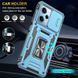 Ударостійкий чохол Camshield Army Ring для Xiaomi Redmi 12 / Poco M6 Pro 5G Light Blue 777-05012 фото 4