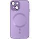 Чохол TPU+Glass Sapphire Midnight with MagSafe для Apple iPhone 14 (6.1") Lilac 656-08595 фото
