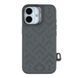 Чохол Kajsa Briquette Collection Rhombus with MagSafe для iPhone 17 Grey 2020000509448 фото 1
