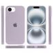 Чехол Silicone Case Full Protective для Apple iPhone 16e\17e (6.1") Lilac 555-04078 фото 3