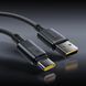Кабель Baseus New Braided Fast Charging Cable USB-A to USB-C 100W/7.5W 1m Cosmic Black E0426W01 фото 3