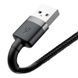 Кабель Baseus Cafule Cable USB For Lightning 2.4A 0.5m Gray+Black CALKLF-AG1 фото 6