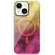 Чохол TPU Shiny Mountain (MagFit) для Apple iPhone 15 (6.1") Yellow / Pink 555-02896 фото 1