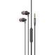 Наушники проводные HOCO M90 (3.5mm) Black Shadow 6931474759351 фото 1