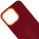 Чохол TPU+PC Bichromatic для Apple iPhone 13 Pro (6.1") Brown burgundy / Orange 555-03978 фото 2