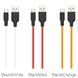 Кабель HOCO X21 Plus USB to Type-C 3A, 2m, silicone, silicone connectors, Black+White 6931474713889 фото 3