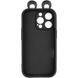 Чохол TPU Toys Case with Ears для Apple iPhone 12 Pro Max (6.7") Black 208-05389 фото 3