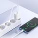 Сетевое зарядное устройство с кабелем BOROFONE BA99A Breeze single port PD20W charger set(C to C) White 6941991121371 фото 8