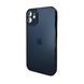 Чехол AG Glass Sapphire Frame MagSafe для iPhone 12 Gun Grey 666-02780 фото 1