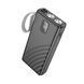 Внешний аккумулятор HOCO J129A Nature flashlight power bank(20000mAh) Black 656-01165 фото 4